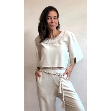 Cropped Cordão Duplo