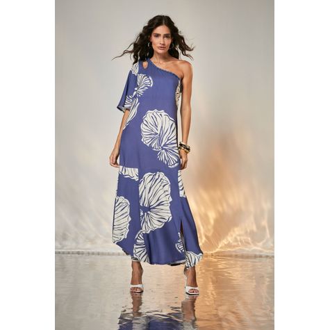 Vestido Estampa Conchas