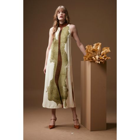 Vestido Longo Terra