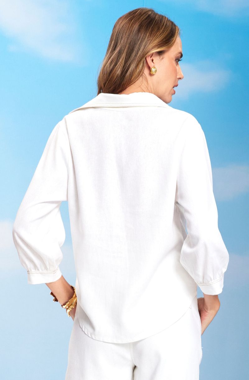 Camisa-Manga-3-4-com-detalhes-em--Pesponto-Maite---
