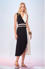 Vestido-Midi-Transpassado-Branco-e-Preto-Carol---