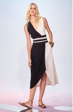 Vestido-Midi-Transpassado-Branco-e-Preto-Carol---