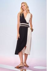Vestido-Midi-Transpassado-Branco-e-Preto-Carol---