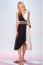 Vestido-Midi-Transpassado-Branco-e-Preto-Carol---