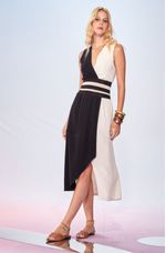 Vestido-Midi-Transpassado-Branco-e-Preto-Carol---