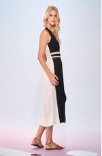 Vestido-Midi-Transpassado-Branco-e-Preto-Carol---