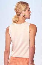 Cropped-de-Trico-com-Amarracao-Frontal-Mar---