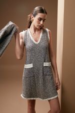 Vestido-Curto-Tweed-Trico-