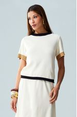 T-shirt-de-trico-tricolor-Leia--