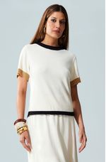 T-shirt-de-trico-tricolor-Leia--