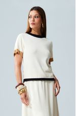 T-shirt-de-trico-tricolor-Leia--