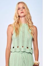 Regata-de-Trico-Comprimento-Curto-Soltinha-Casual-Lua-Cheia-