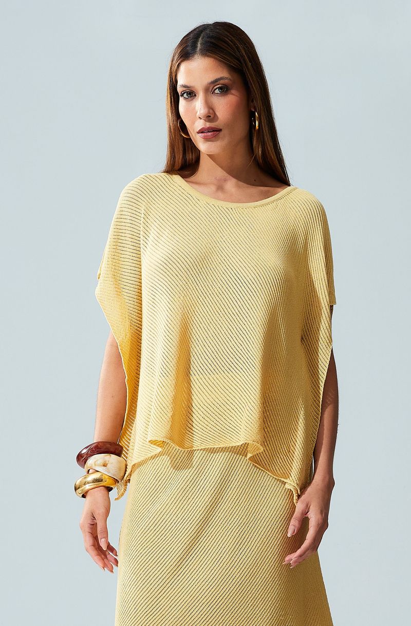 Blusa-de-Trico-Soltinha-Manga-Curta-Lilas---