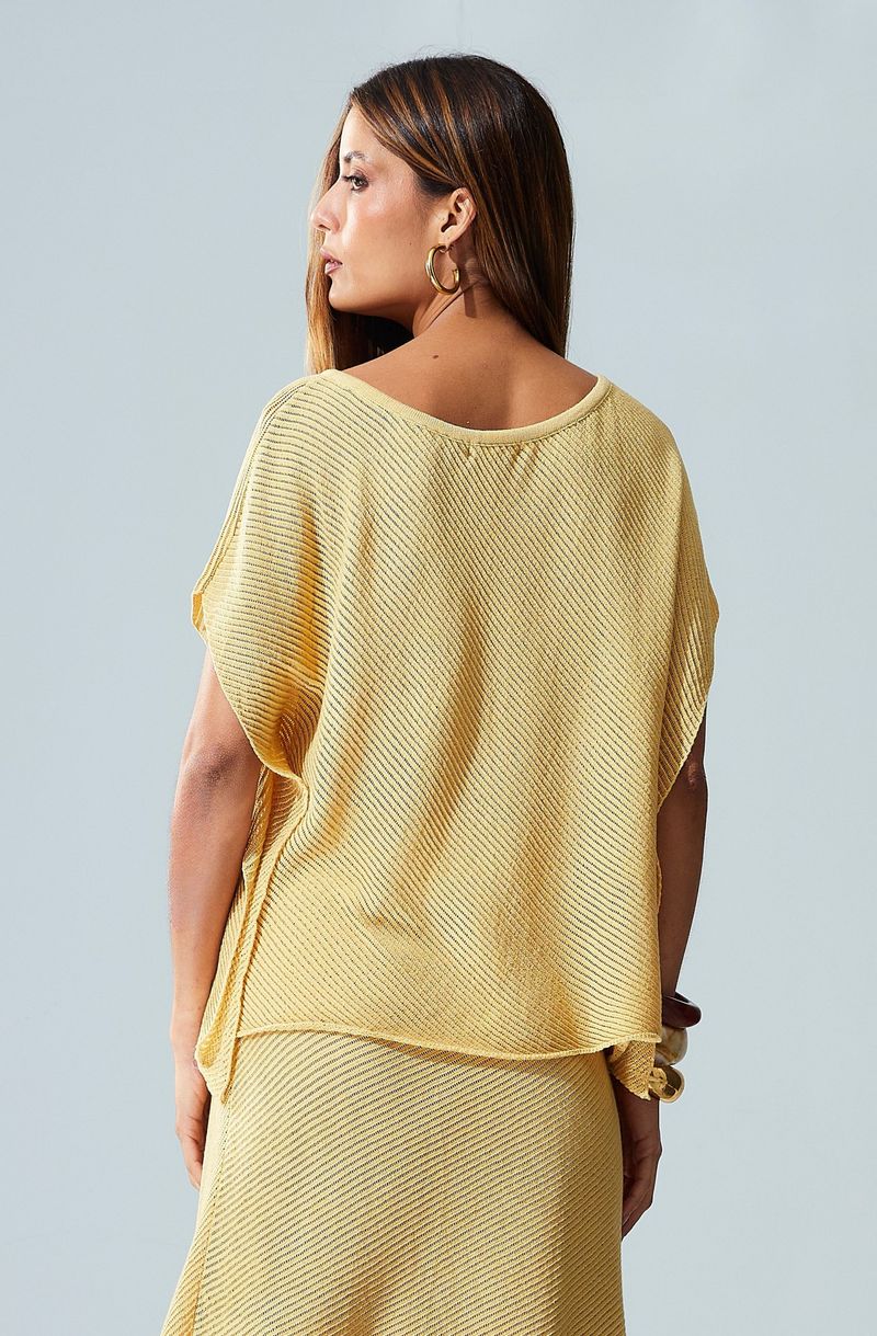 Blusa-de-Trico-Soltinha-Manga-Curta-Lilas---