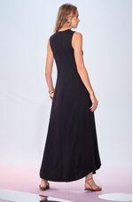 Vestido-Longo-Amplo-de-Malha-com-Bordado-Tamiris--